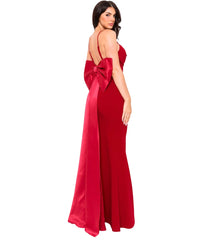 Wardrobenthings Bow on the Back High Quality Luxury Dress