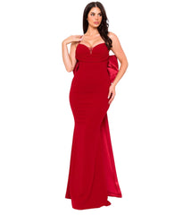 Wardrobenthings Bow on the Back High Quality Luxury Dress