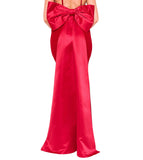 Wardrobenthings Bow on the Back High Quality Luxury Dress
