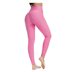 Bubble wrinkle Gym workout sexy Leggings
