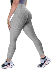 Bubble wrinkle Gym workout sexy Leggings