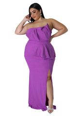 Wardrobenthings Classy as ever Glittered Plus Size Dress