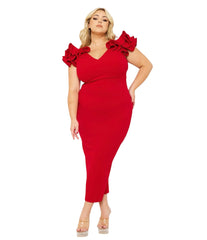 Midi Stylish I Am Gorgeous All Size Plus Size Dress for Women