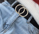 Circle Stylish Black Belt