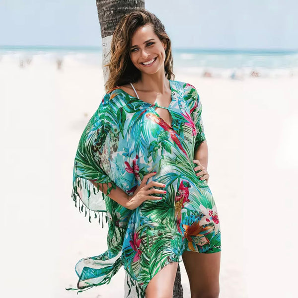 Leaves Beach Cover Up