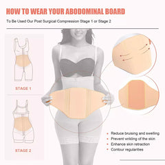 Tummy Tuck/Lipo Flattening Abdominal Board Post Surgery -Wardrobenthings