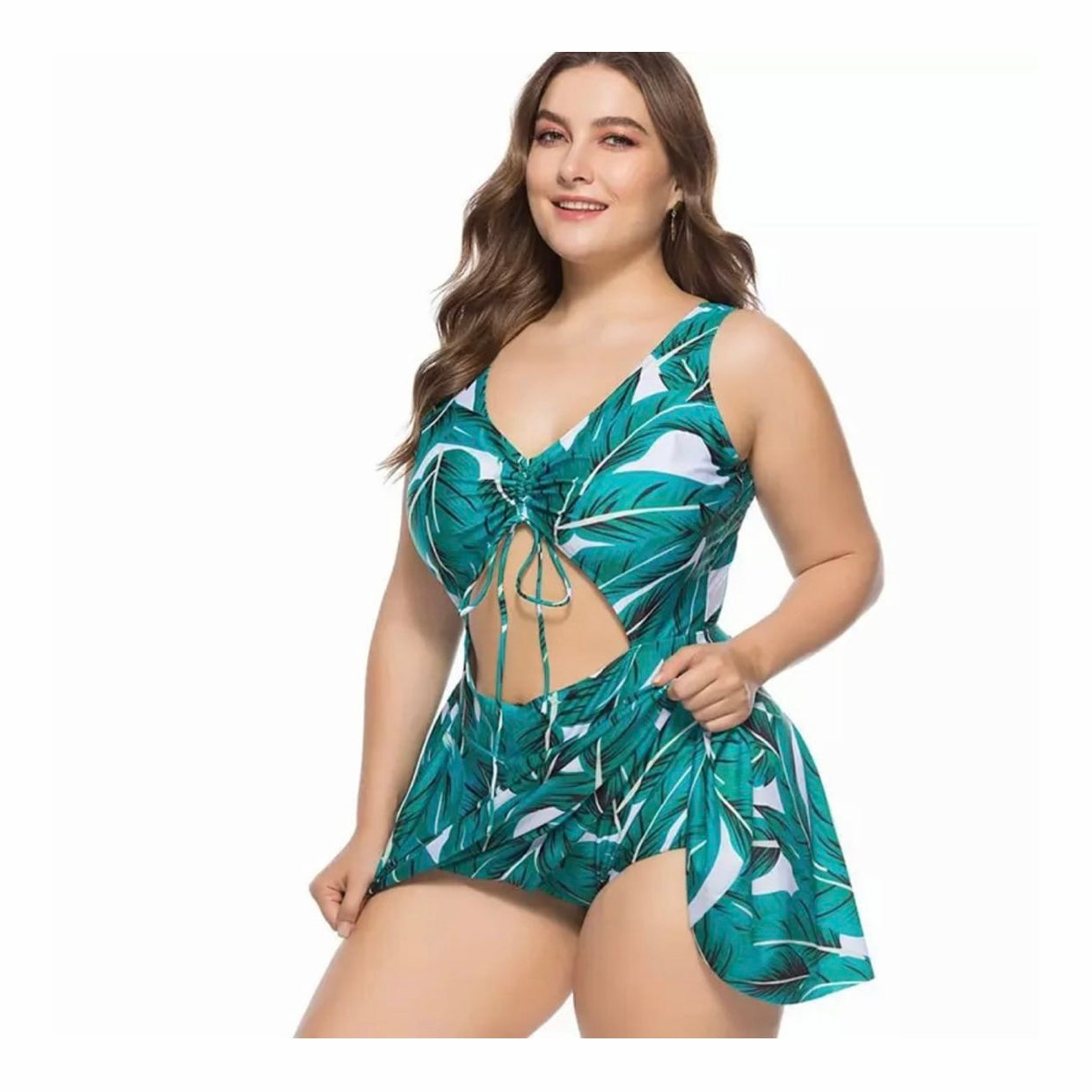 Green Babe Plus Size Swimwear Swimsuit