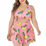 Pink Pineapples Plus Size Swimsuit