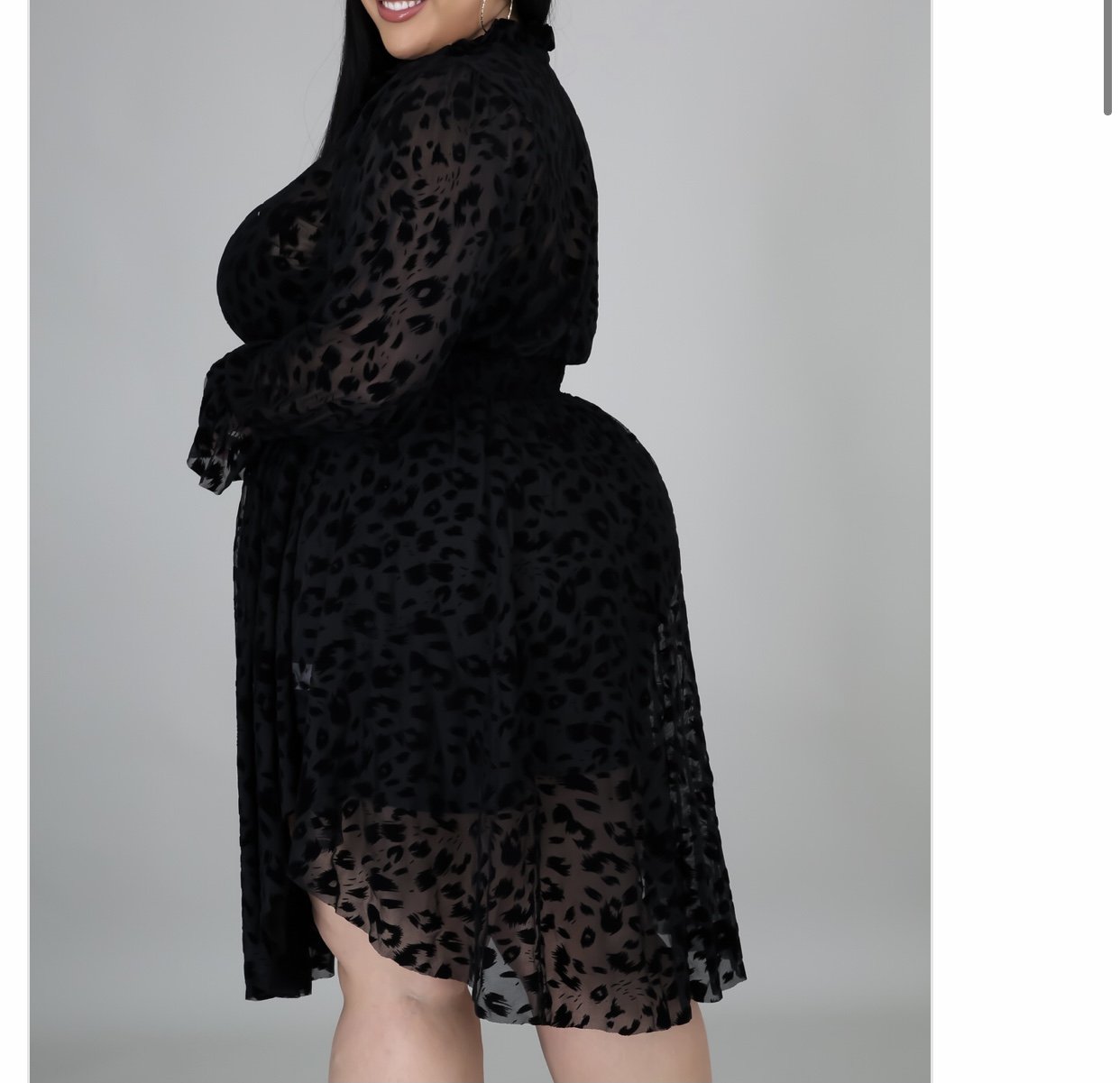 Soo Lacy Plus Size Dress