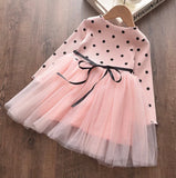Pink Polka Girls Dress