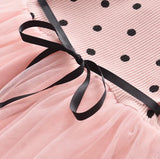 Pink Polka Girls Dress