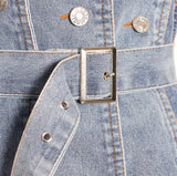 Armless Denim Top