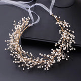 Bridal Headband Wedding Accessories / Crown-Pearls