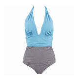 Strippy swimsuit