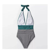 Strippy swimsuit