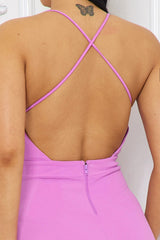 High Quality Mell Ruffles Bodycon  Dress