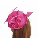 British Feather Cocktail, Party or Wedding Elegant Fedora Hat