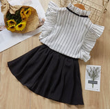 Lines Set Dress for Girls