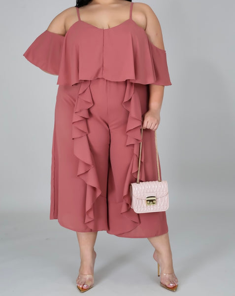 Mauve PLus Size Jumpsuit