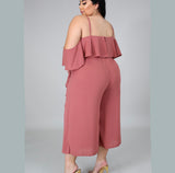 Mauve PLus Size Jumpsuit