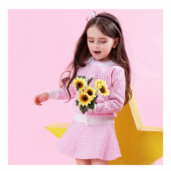 Winter Pink Plaid Check Children's Dress online South Africa
