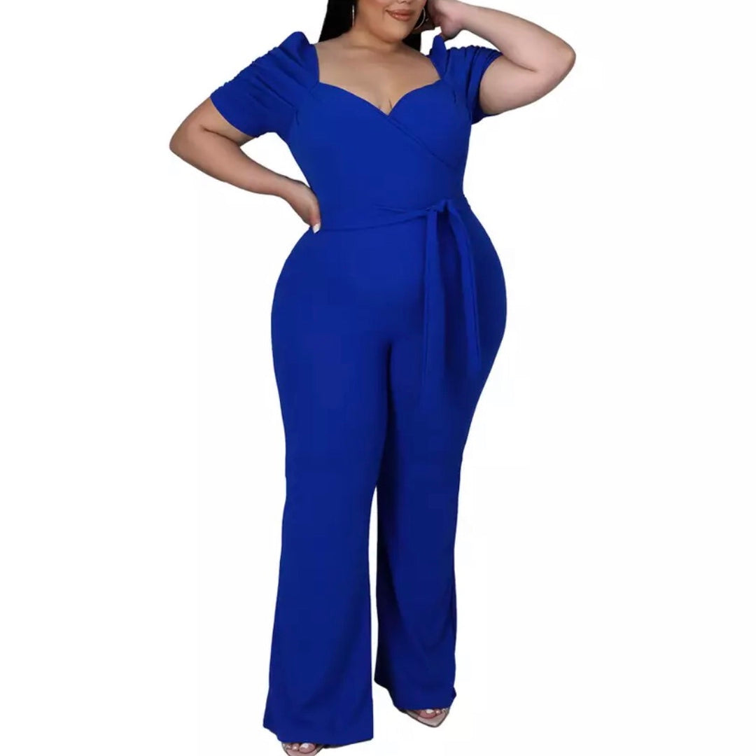 Office Babe Plus Size Jumpsuit