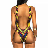 Sexy African Print Swimsuit