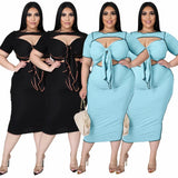 WnTCo Double Tier Plus Size Dress