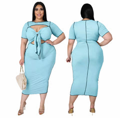 WnTCo Double Tier Plus Size Dress