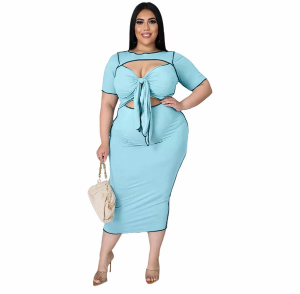WnTCo Double Tier Plus Size Dress