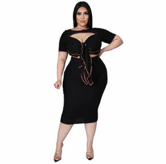 WnTCo Double Tier Plus Size Dress
