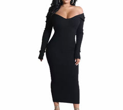 Olivia Pretty Girl Ribbed Dress