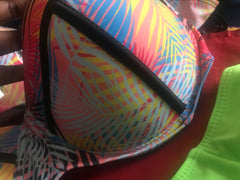 Plus Size Push Up Floral Sexy Bikini Set