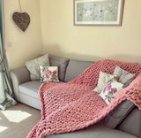 Stylish Luxury Chunky Knit Throw