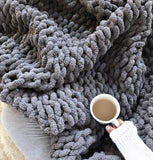 Stylish Luxury Chunky Knit Throw