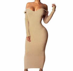 Olivia Pretty Girl Ribbed Dress