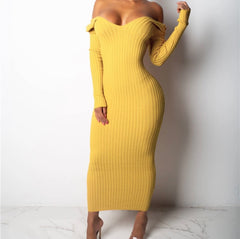 Olivia Pretty Girl Ribbed Dress