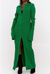 Mademoiselle Warm Buttoned Knit Dress