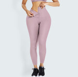 Hook Tummy Snatch Tight Fit Leggings- Various Colors