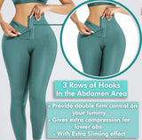 Hook Tummy Snatch Tight Fit Leggings- Various Colors