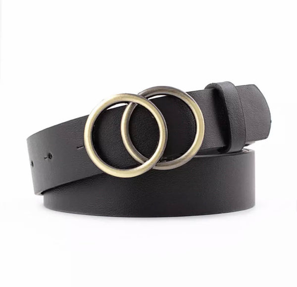 Circle Stylish Black Belt