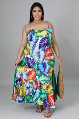 Queen Things Green Back Plus Size Dress