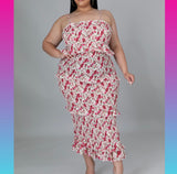 Elasticity Plus Size Dress-Wardrobenthings