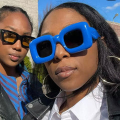 Diva Square Retro Shades Sunglasses Eyewear