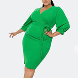 The Simple Life Green Plus Size Dress