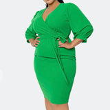 The Simple Life Green Plus Size Dress