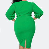 The Simple Life Green Plus Size Dress