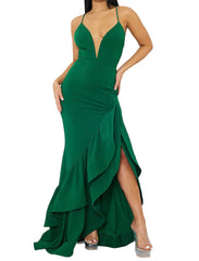 High Quality Mell Ruffles Bodycon  Dress