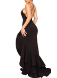 High Quality Mell Ruffles Bodycon  Dress