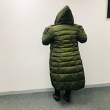 Miss Q Winter Long Bomber Parka Puffer jackets for women